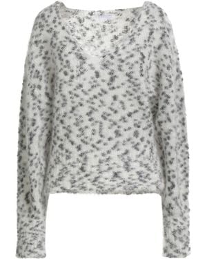 Majestic Filatures Jumper Mohair Wool, Polyamide, Merino Wool, Elastane - Grey