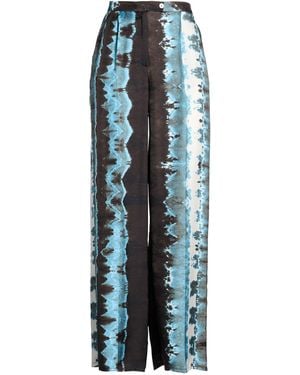Beatrice B. Dark Trousers Silk - Blue