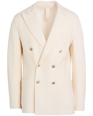 Eleventy Ivory Blazer Wool - Natural