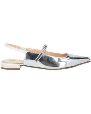 Fabio Rusconi Ballet Flats Textile Fibres - White