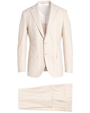 Eleventy Suit Wool, Silk, Cashmere - Natural