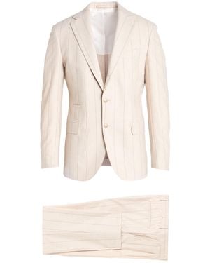 Eleventy Suit Wool, Silk, Cashmere - Natural