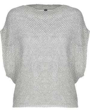 Eleventy Sweater Linen - Gray