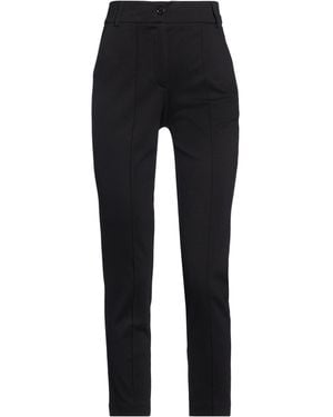 Fracomina Pants Viscose, Polyamide, Elastane - Black
