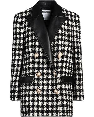 Moschino Blazer Virgin Wool, Cotton, Polyamide - Black