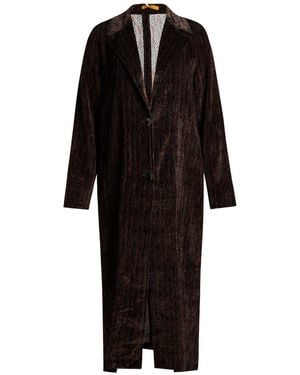 Siyu Overcoat & Trench Coat - Black