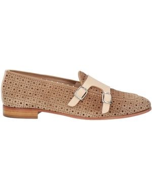 Calce Camel Loafers Leather - Brown