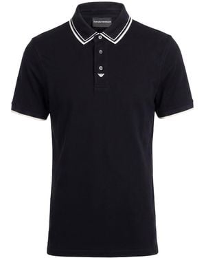 Emporio Armani Polo Shirt Cotton - Black