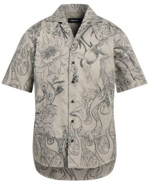 DSquared² Shirt Cotton - Grey