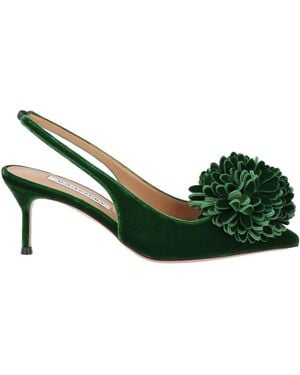 Aquazzura Pumps Textile Fibers - Green