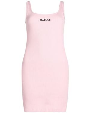 Gaelle Paris Mini Dress Cotton, Elastane - Pink