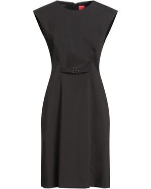 HUGO Midi Dress Polyester, Viscose, Elastane - Black