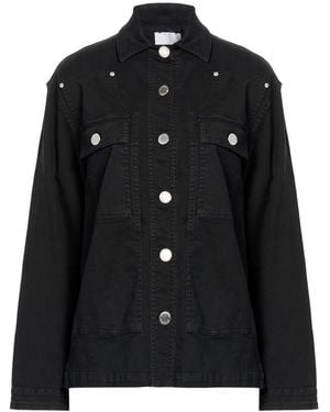 Pinko Denim Outerwear Cotton, Lyocell, Elastane - Black