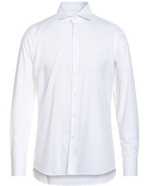 Bagutta Shirt Cotton, Elastane - White
