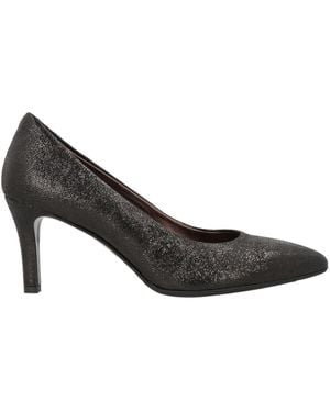 Melluso Court Shoes Leather - Black