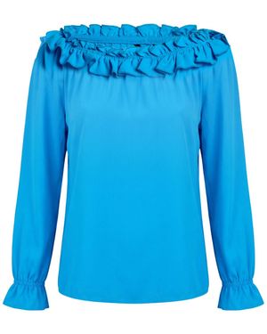NUALY Top Polyester - Blue