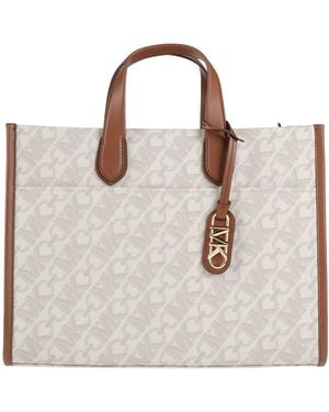 MICHAEL Michael Kors Ivory Handbag Pvc - Natural