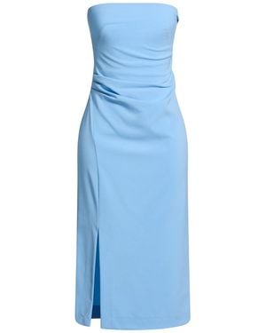 Ottod'Ame Sky Midi Dress Polyester, Viscose, Elastane, Nylon - Blue