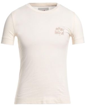 AFTER LABEL Cream T-Shirt Cotton - White