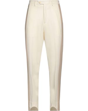 Paura Cream Pants Virgin Wool - Natural