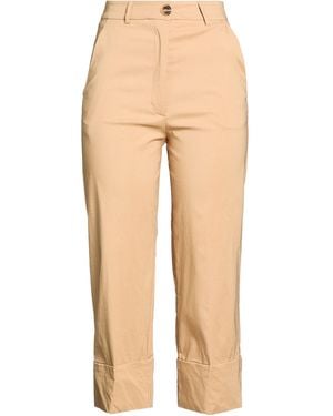 Kontatto Sand Pants Viscose, Polyamide, Elastane - Natural