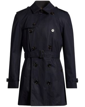 Burberry Overcoat & Trench Coat Cotton - Blue