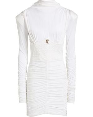 Elisabetta Franchi Mini Dress - White