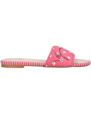 Manila Grace Fuchsia Sandals Synthetic Material - Pink