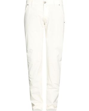 Jacob Cohen Pants Cotton, Polyester, Elastane - White