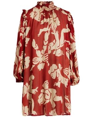 Ottod'Ame Robe Courte - Rouge