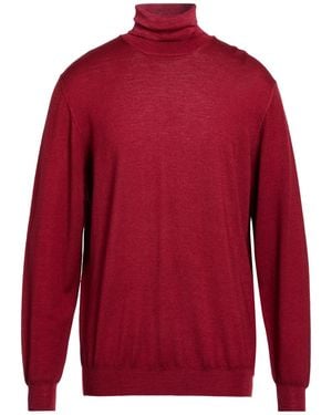 Fedeli Turtlenecks - Red