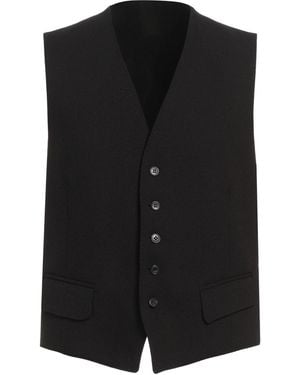 Brian Dales Tailored Vest Wool - Black