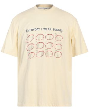 Sunnei T-Shirt Cotton - Natural
