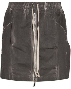 Rick Owens Minirock - Grau