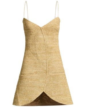 Courreges Mini Dress Polypropylene, Polyethylene - Natural