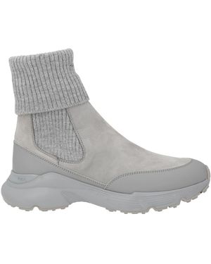 Tod's Ankle Boots Leather, Textile Fibres - Grey