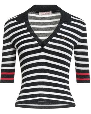 Valentino Garavani Midnight Sweater Viscose, Cotton, Polyamide - Black