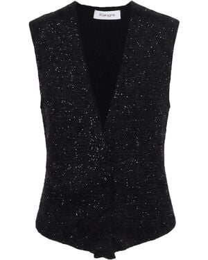 Kangra Tailored Vest Polyester - Black
