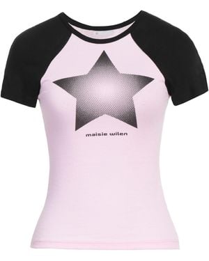 Maisie Wilen Camiseta - Rosa