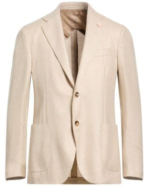 Lardini Blazer Cashmere, Silk - Natural