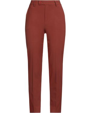 Hanita Pants Polyester, Wool, Elastane - Red