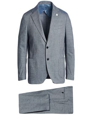 Lardini Suit Cotton, Elastane - Blue