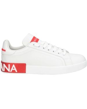 Dolce & Gabbana Snk Trainers Leather - White
