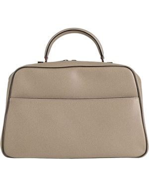 Valextra Handbag Leather - Natural