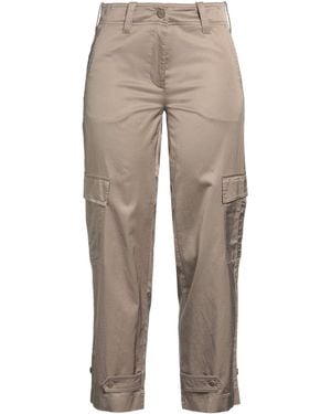 Cambio Khaki Pants Viscose, Cotton, Elastane - Natural