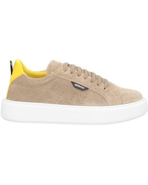 Antony Morato Khaki Trainers Leather - Natural