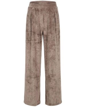 hinnominate Taupe Pants Polyester, Elastane - Brown