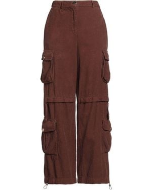 Fracomina Pants Cotton - Brown