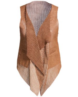 Giorgio Brato Tailored Vest Leather - Brown