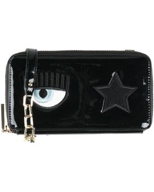 Chiara Ferragni Crossbody Wallet - Black
